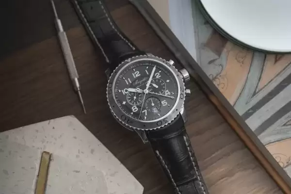 Breguet Type XX XXI XXII Transatlantic Flyback Stainless 3810 Box and Papers22 result