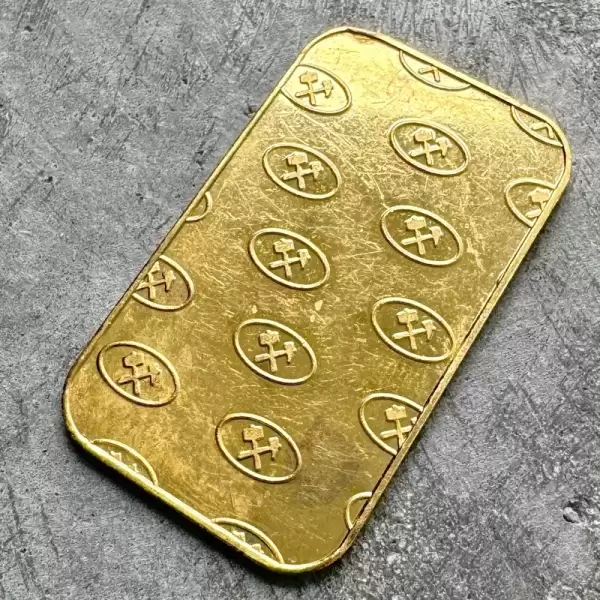 Johnson Matthey London 20 Gram Gold Bar Struck.9999+11 result