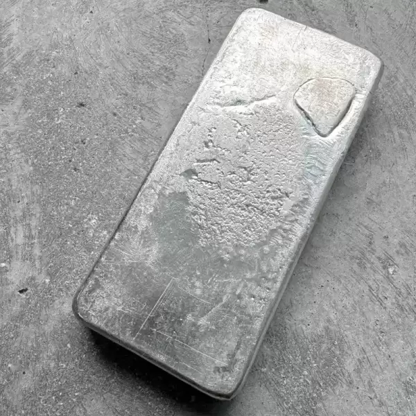 Scarce Johnson Matthey 1 Kilo.999 Silver Poured Bar32.15oz 1KG Stunning61 result