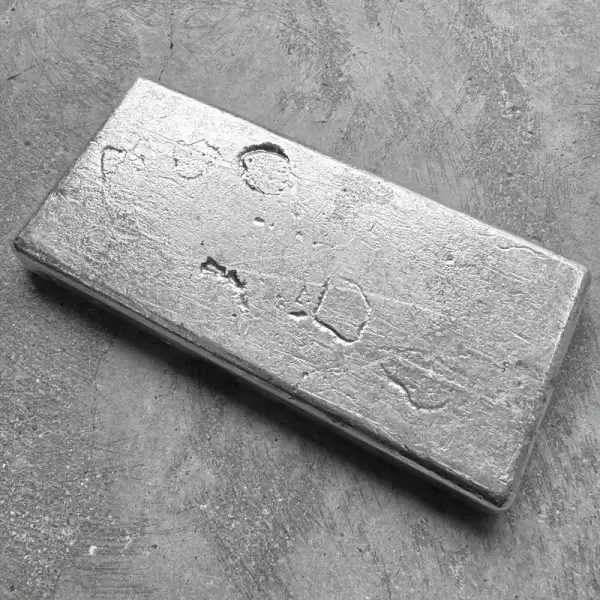 Vintage 20oz.999 Silver Engelhard Poured bar Stunning Pour Lines!83 result