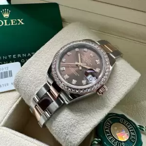 2022 Rolex 28mm Datejust 279381RBR Rose Gold Factory diamond dial+Bezel30 result