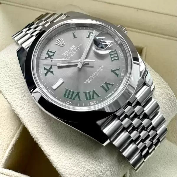 2022 Rolex 41mm Datejust Jubilee 126300–Box and Papers Wimbledon Dial12 result