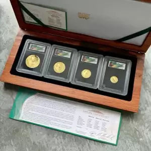 2006 South Africa Natura Proof Gold 4 Coin Set 1.85 oz Giraffe20 result