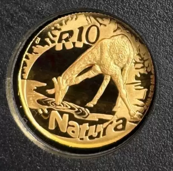 2006 South Africa Natura Proof Gold 4 Coin Set 1.85 oz Giraffe26 result