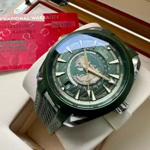 2024 Omega Worldtimer Aqua Terra 22032432210001 Box Papers Green Dial10 result