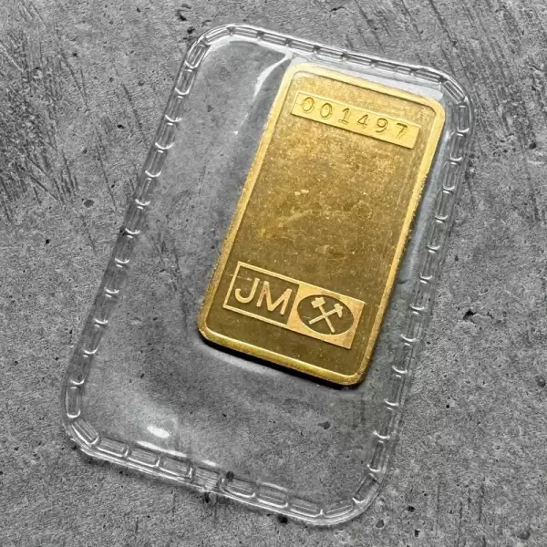 Johnson Matthey Scotia 5 Gram Gold Scotiabank Bar Struck.9999+Sealed31 result