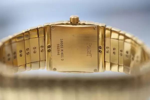 Ladies Piaget Tanagra 18K Yellow Gold 6051 M 401 D White Roman Numeral 88 Gram16 result