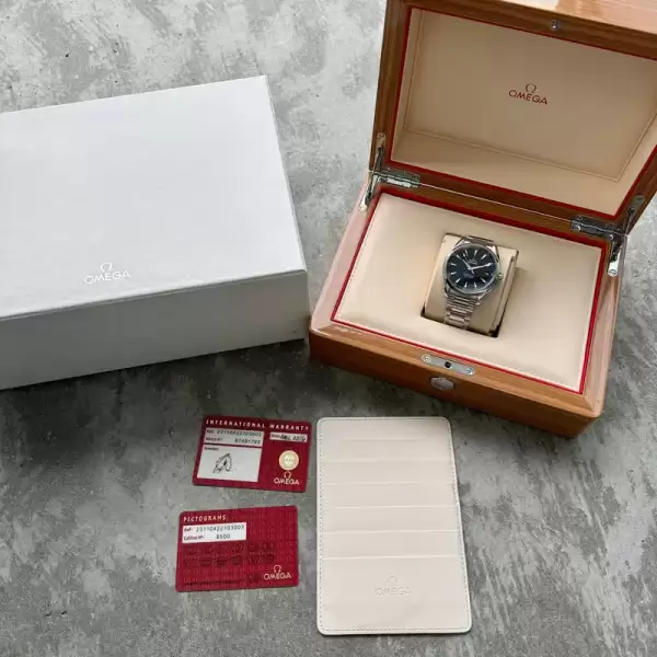 Omega Seamaster Aqua Terra Stainless 231104221030 Blue Dial Box Papers Serviced15 result