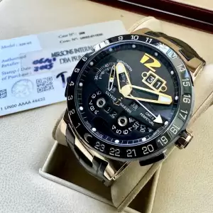 Ulysse Nardin El Toro Black Rose gold 326 03 Box Papers GMT Perpetual Calendar10 result