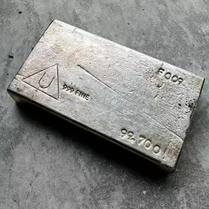 Vintage Delta99.7oz.999 Silver Bar(4) result