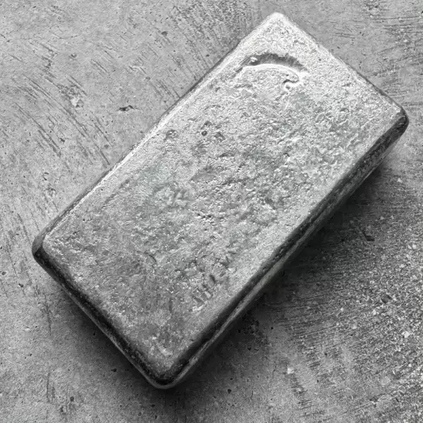 10 oz Johnson Matthey.999 Silver Poured bar Large Logo.21 result