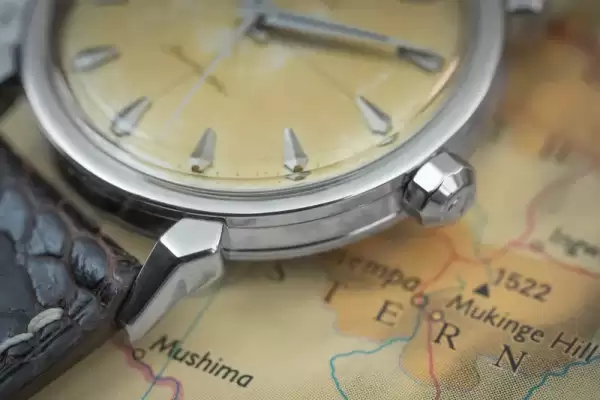 1958 Omega Seamaster 2984 Stainless 501 Auto Calibre Tropical Crosshair dial23 result