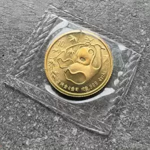 1985 Gold Panda1 10ozGold.9999+Fine 10 Yuan Sealed.70 result