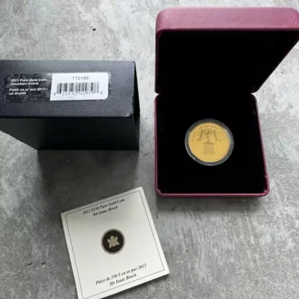 2012 Canada $350 Gold Coin 1.125 .99999 Fine Gold Sir Isaac Brock21 result