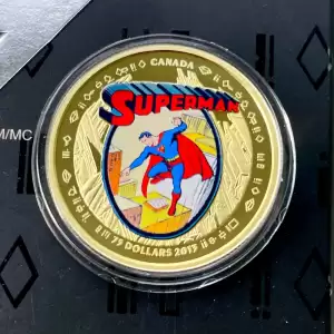 2013 Canada Gold $100 Coin–1940 Iconic Superman Comic Cover#4 20 result