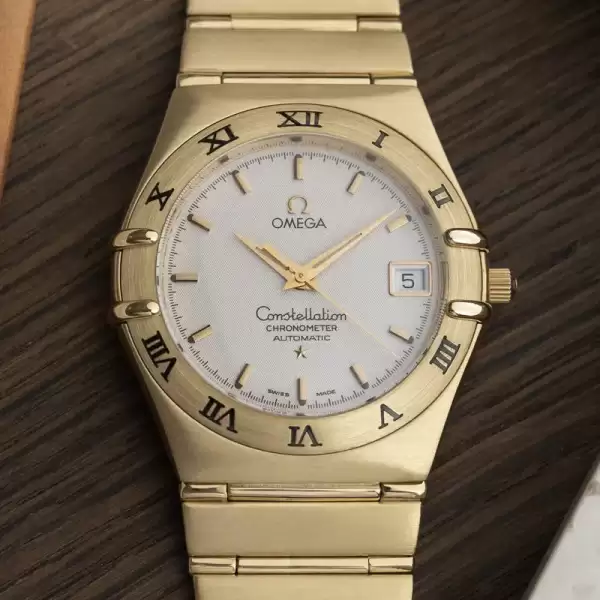 35.5mm Omega Constellation 18k Solid Yellow Gold Automatic 1102.30.00 128 grams 10 result