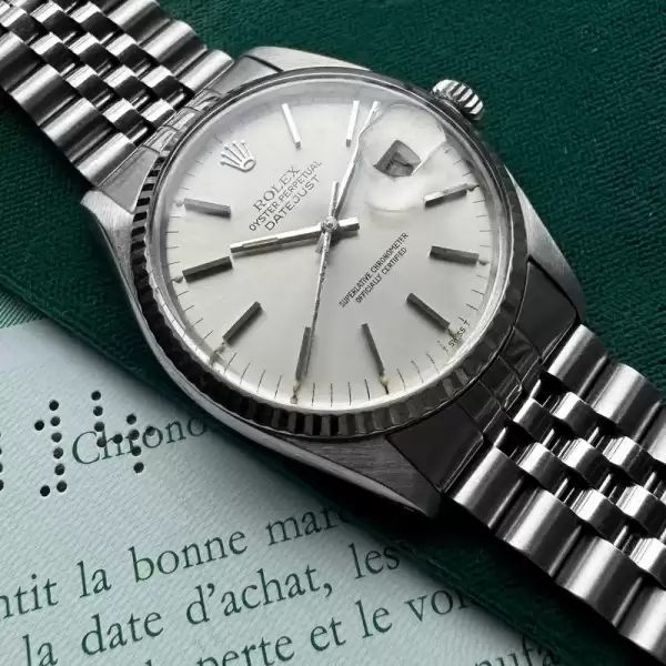 1978 Rolex Datejust 16014 Silver Dial Box and Papers 11 result