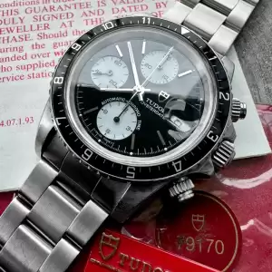 1993 Tudor Oysterdate Big Block Chronograph 79170 Serviced Box+Papers.30 result