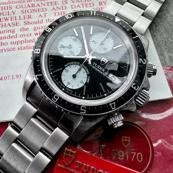 1993 Tudor Oysterdate Big Block Chronograph 79170 Serviced Box+Papers.30 result