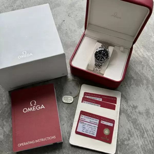 36mm Omega Seamaster 21230362001001 Stainless Steel Box Papers+Serviced 15 result