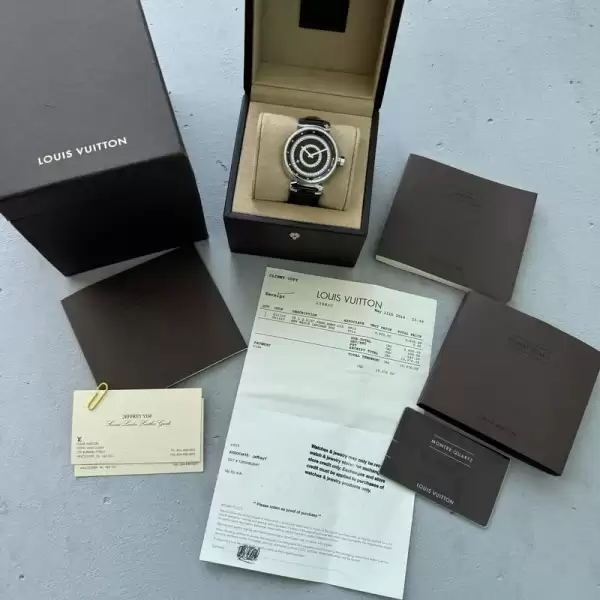 Louis Vuitton Tambour Amarante Q111C–Box Papers+Receipt 15 result