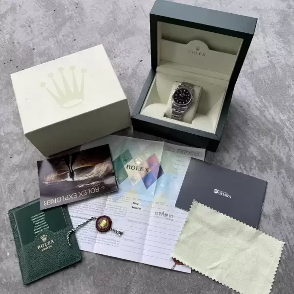 2004 Rolex Explorer 114270 Box and Papers+Caseback Sticker16 result