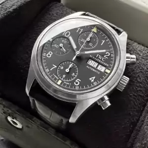 IWC Pilot Flieger Chronograph Stainless Steel 3706 Box 10 result