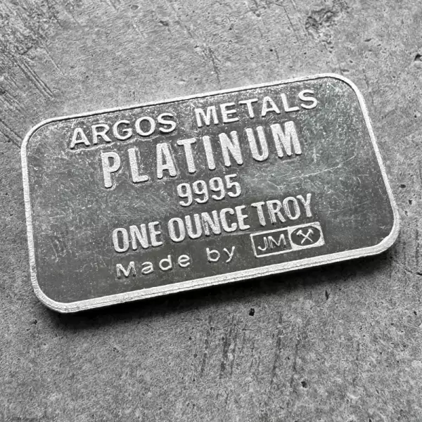 Scarce Vintage Johnson Matthey Argos Metal Platinum 1oz.9995.10 result