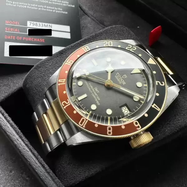 Tudor Black Bay Root Beer S&G Two Tone 79833MN –Box Papers+Original Receipt!10 result