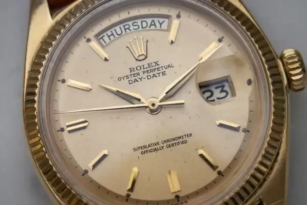 1960 Rolex President Gold 1803 Alpha Douphine Hands.11