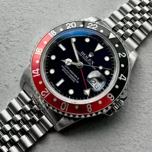 1991 Rolex GMT MasterII16710 Coke Jubilee with 50 Endlinks Serviced30