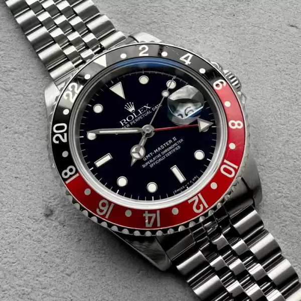 1991 Rolex GMT MasterII16710 Coke Jubilee with 50 Endlinks Serviced31