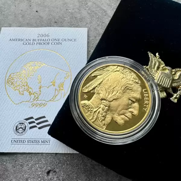 2006 gold buffalo 1 oz gold coin proof first year of issue 1 result