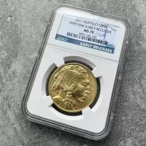 2011 gold buffalo 1 oz gold coin ngc gem ms 70 early release1 result