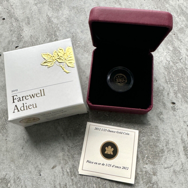 2012 Farewell to the Penny Canada 50 Cent 1:25oz Gold Coin 2.png