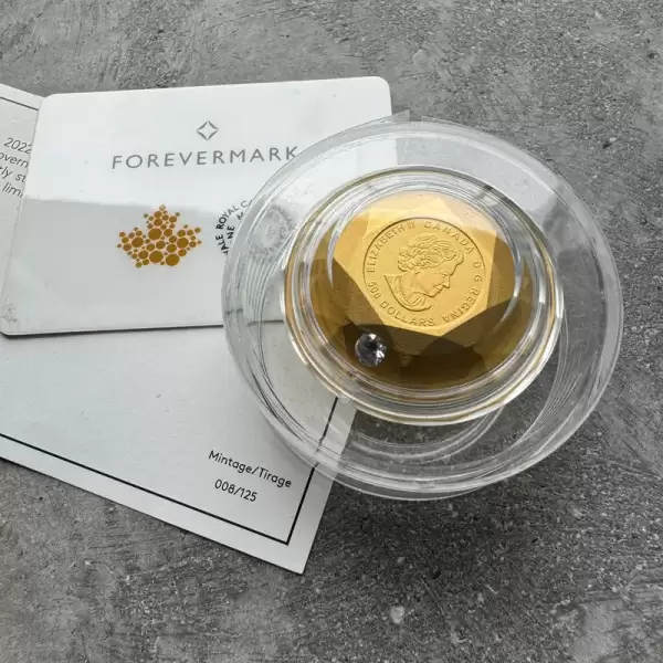 2022 Canada $500 Gold Coin Diamond Shaped Coin–Forevermark Black Label1 result