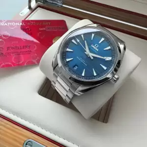 2024 omega seamaster aqua terra stainless 22010412103001 box papers blue dial20