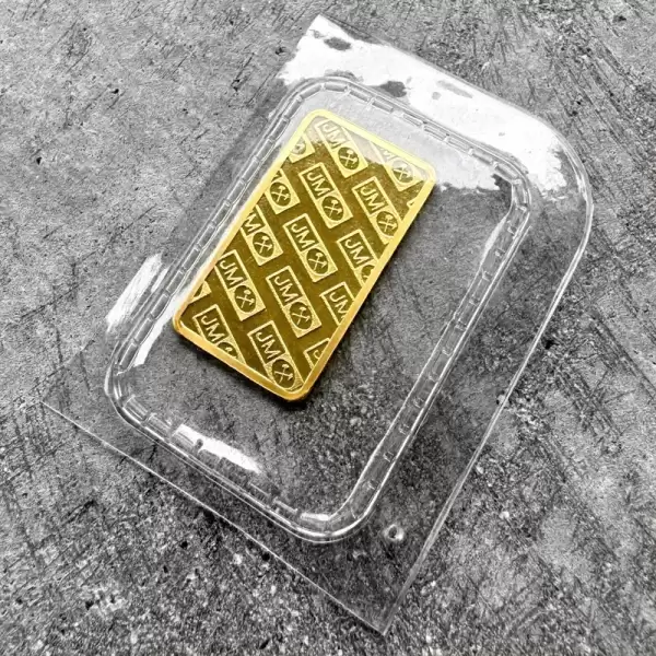 Johnson Matthey Logo back 5 Gram Gold Bar Struck.9999+Sealed 2 result