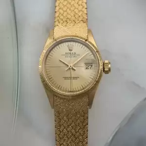 Rolex President 18k Solid Yellow Gold 6700 Mesh bracelet with Zephyr Dial 10