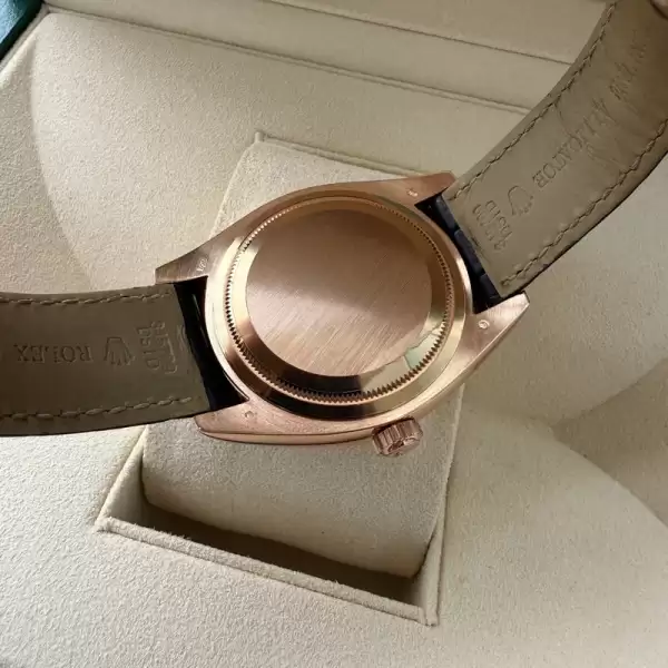 Rolex Sky Dweller 18k Solid Rose Gold Chocolate dial Box and Papers 23