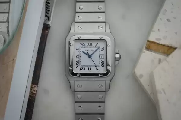 Vintage 29mm Cartier Carrée 2960 Santos Stainless Steel Automatic.12