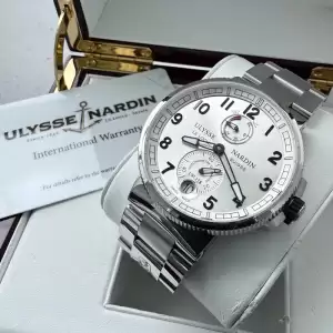 ulysse nardin marine chronometer manufacture 1183 126 box papers10