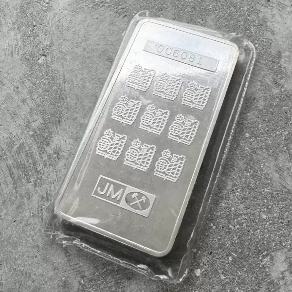 vintage johnson matthey 10 oz 999 silver bar rbc royal bank of canada sealed.2 result