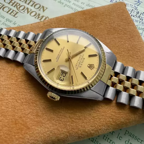 1977 rolex 16013 two tone 36mm datejust jubilee serviced box papers12