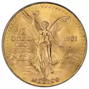 1981 mexico 1 2 onza libertad gold coin1 result