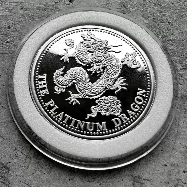 1988 johnson matthey platinum dragon 1oz 999 fine.1 result