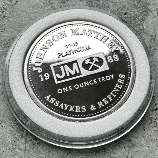 1988 johnson matthey platinum dragon 1oz 999 fine.2 result