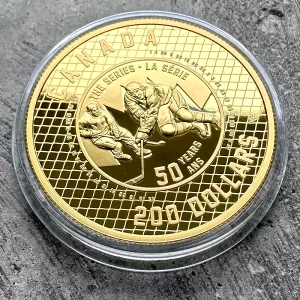 2020 canada 50th anniversary hockey summit series 200 canada 1oz gold coin2 result