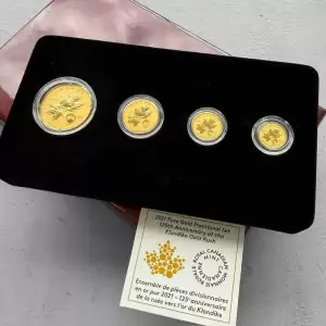 2021 pure gold fractional set 125th anniversary of the klondike gold rush.1 result