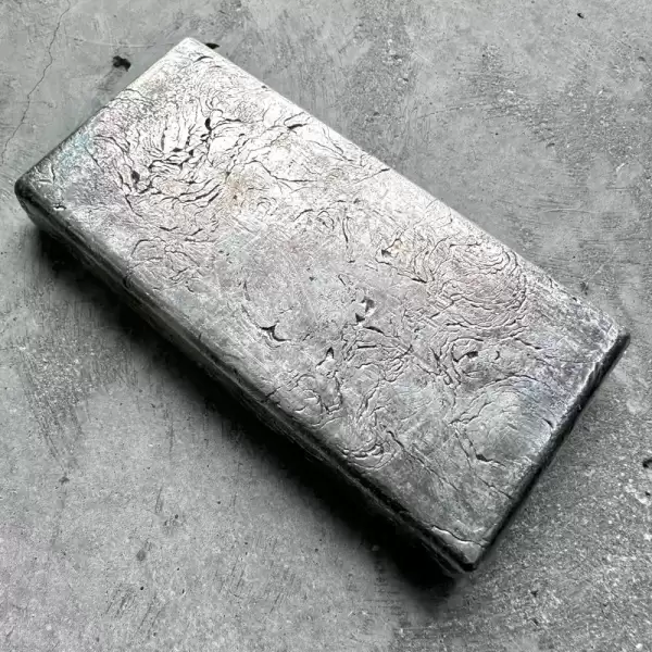 vintage engelhard kilo poured silver bar 32 15oz 6.2 result